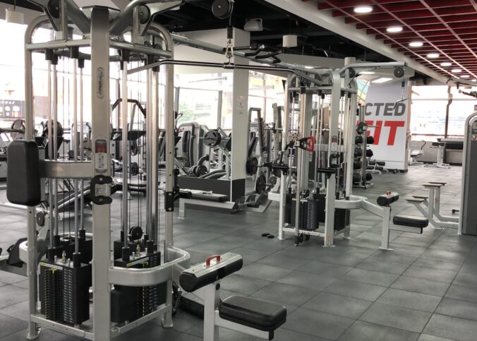 interior of gym
